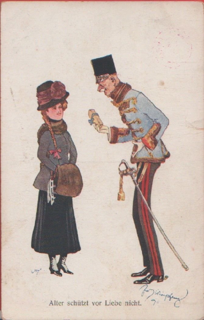 Alter schutzt vor Liebe nicht. Militaria, Austria primi '900. Non … | Immagine principale