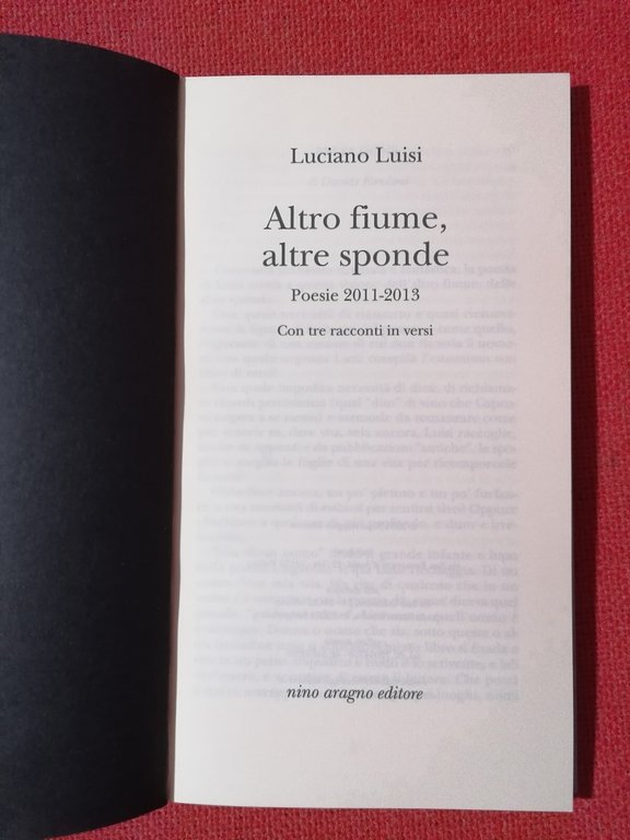 Altro fiume, altre sponde