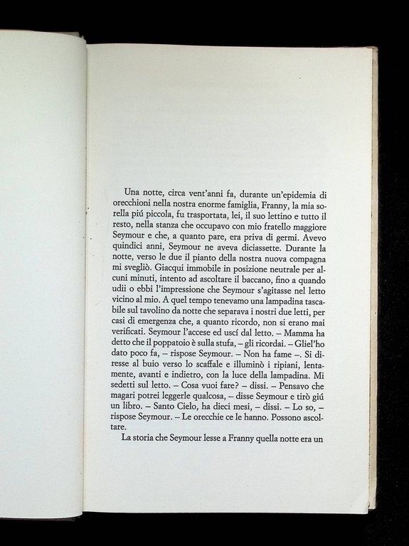 Alzate l'Architrave, carpentieri e Seymour. Introduzione