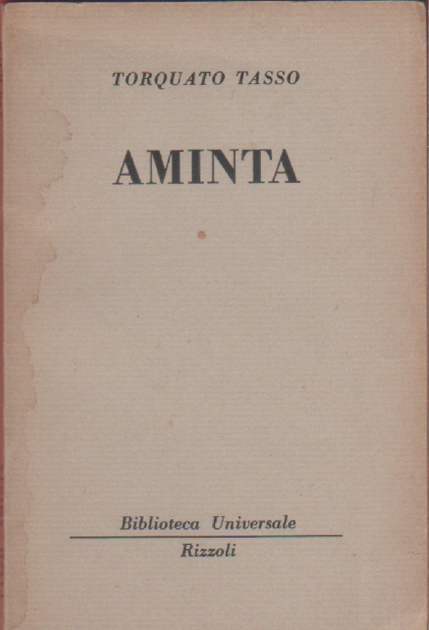 Aminta - (926 B.U.R.) - Torquato Tasso | Immagine principale