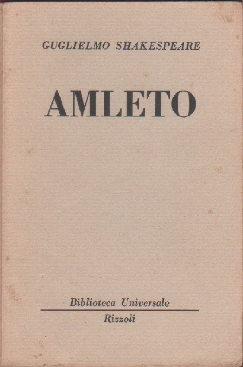 Amleto (248-249 B.U.R.)- Guglielmo Shakespeare | Immagine principale