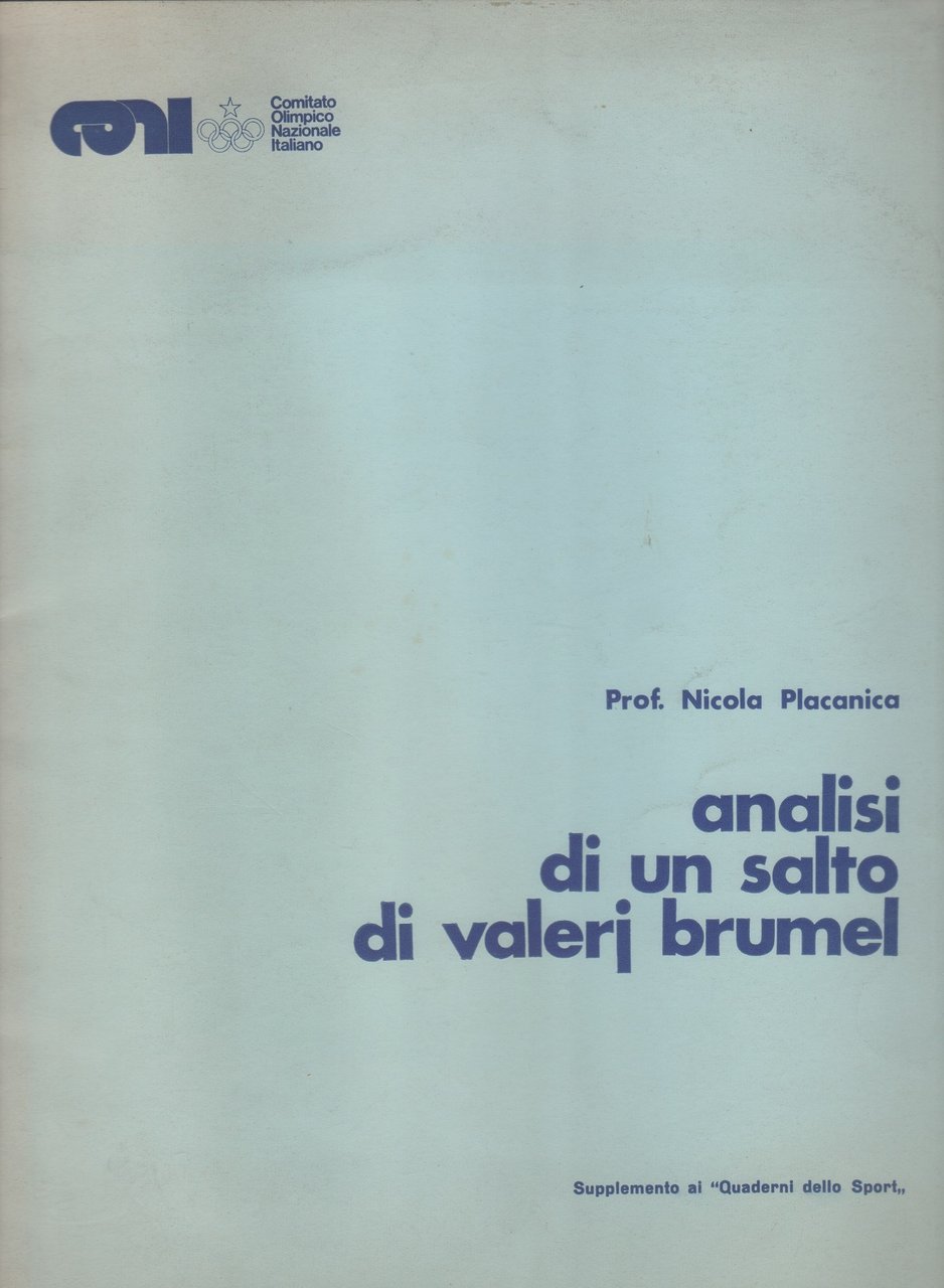 Analisi di un salto di Valerj Brumel - Nicola Placanica | Immagine principale