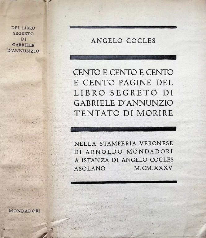 Angelo Cocles. Cento e cento Pagine del Libro Segreto di …