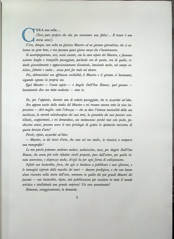 Angelo Dall'oca Bianca nell'Arte e Nella Vita Libro Catalogo Opere …