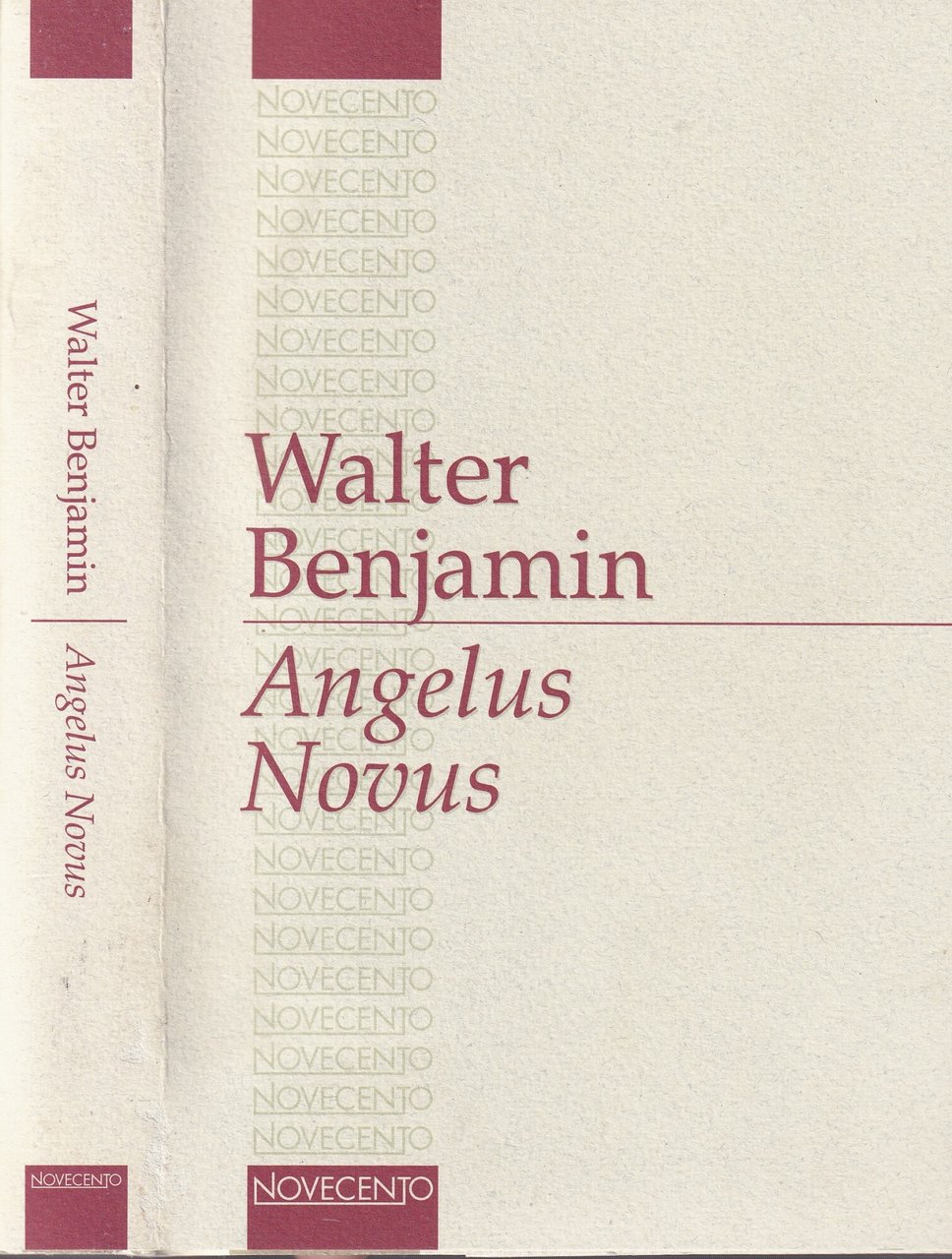 Angelus Novus (Novecento). Saggi e frammeti. Mondolibri