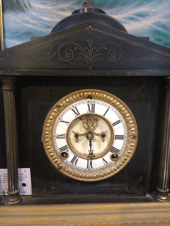 Antico Orologio Da Tavolo In Marmo Datato 1902 Appartenuto a …