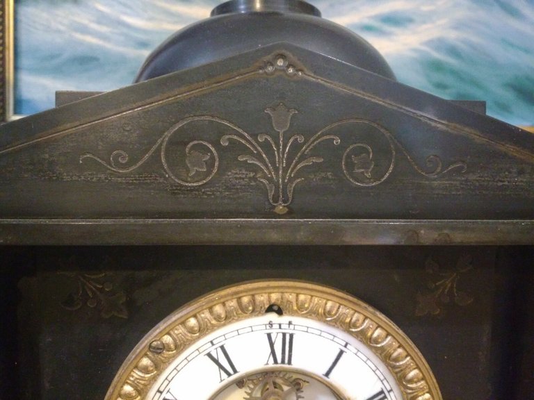 Antico Orologio Da Tavolo In Marmo Datato 1902 Appartenuto a …