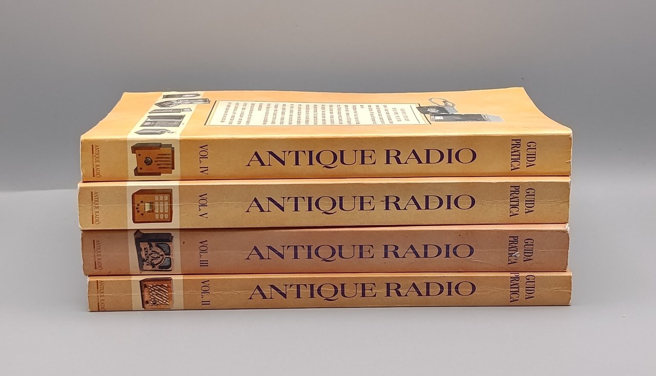 Antique radio Guida Pratica - Volumi dal 2 al 5