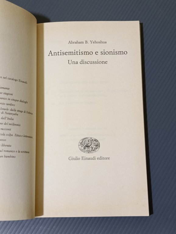 Antisemitismo e sionismo : una discussione
