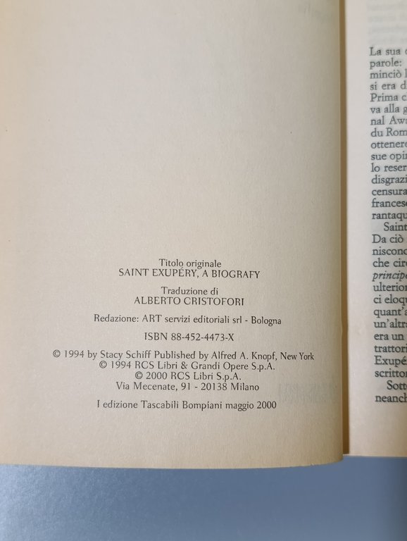 Antoine de Saint-Exupéry. Biografia