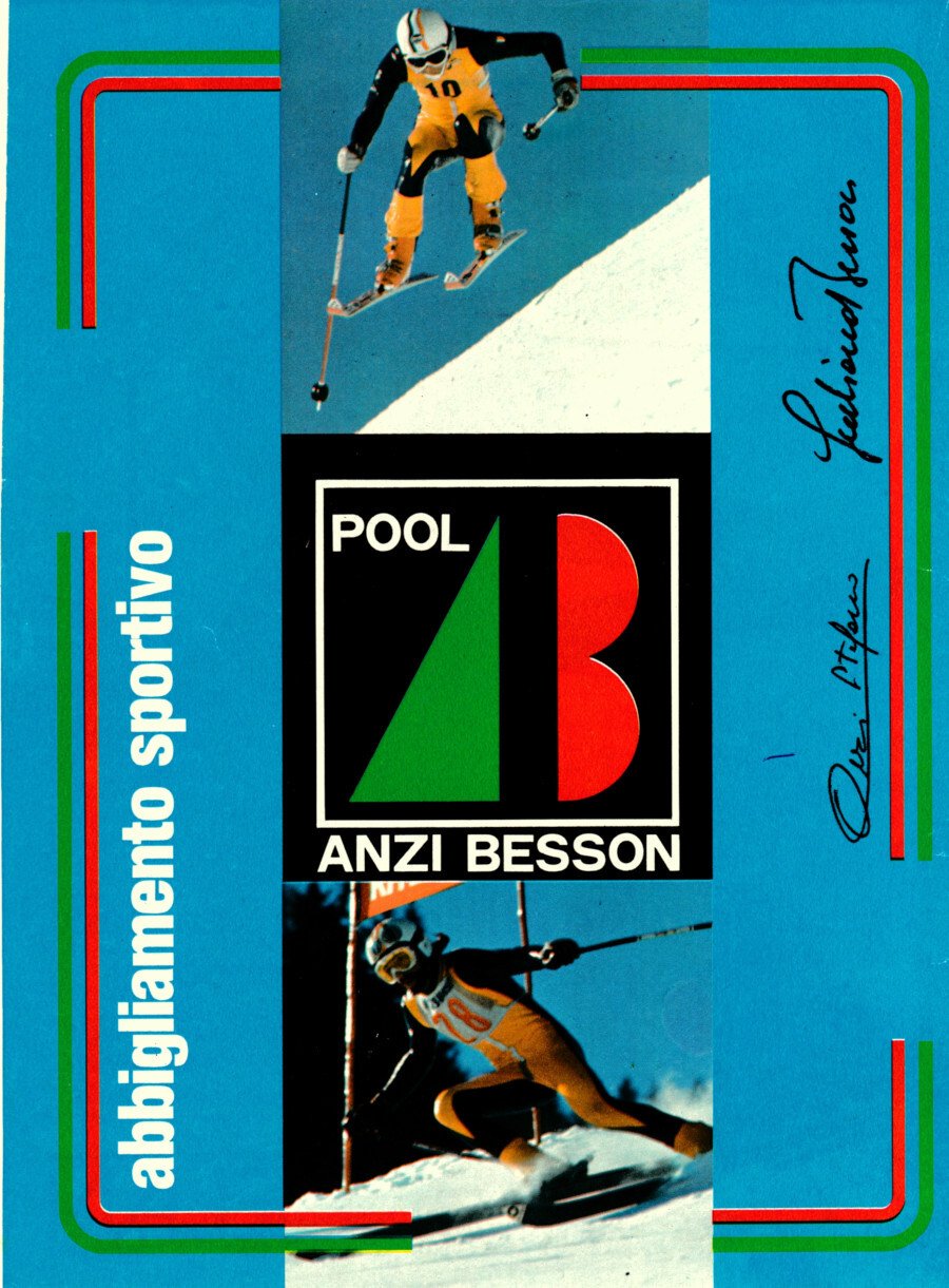 Anzi Besson abbigliamento / Sci Elan. Advertising 1976 | Immagine principale