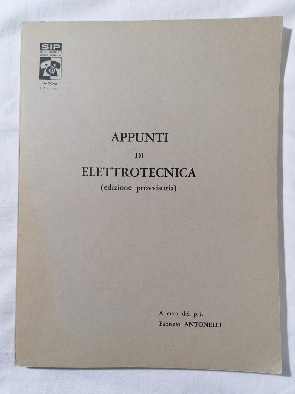 Appunti di Elettrotecnica - Libro edizione provvisoria Fabrizio Antonelli