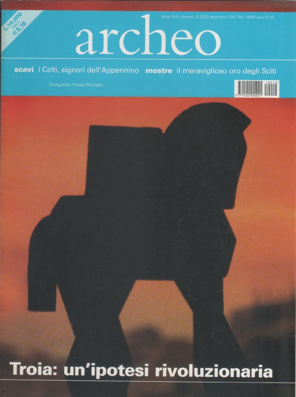 Archeo. n. 12 (202) dicembre 2001 | Immagine principale