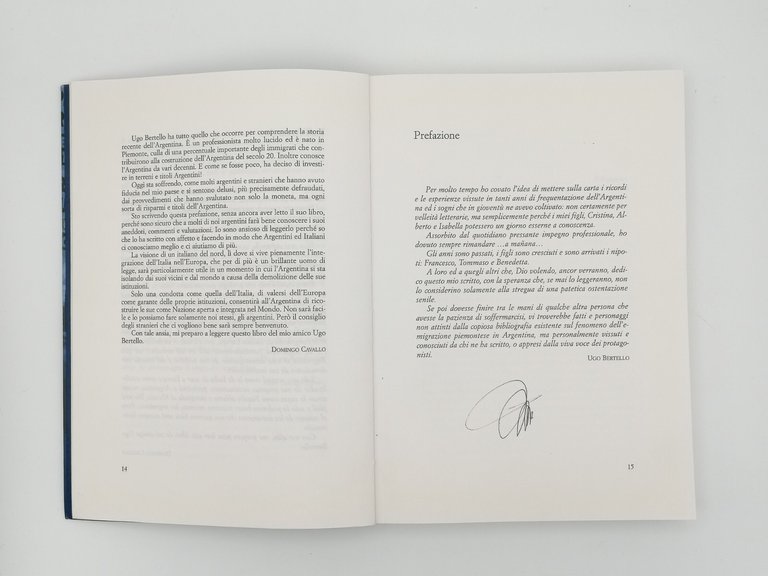 Argentina Il Sogno...e la Realtà Libro Ugo Bertello 2003 L'Artistica …