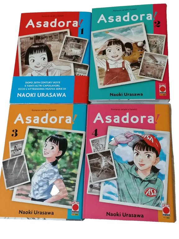 Asadora! Manga Serie 1/5 Naoki Urasawa Planet Manga Nuovo Fascetta …