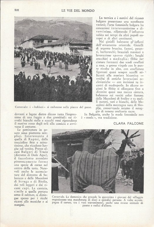 Aspetti del Folclore Bulgaro - Estratto 1943 | Immagine Gallery 8