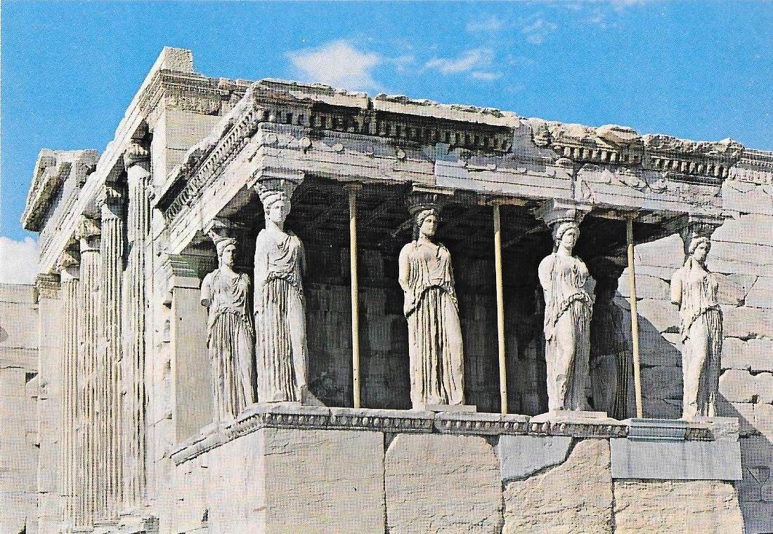 Atene. Le Cariatidi. Non viaggiata | Immagine principale