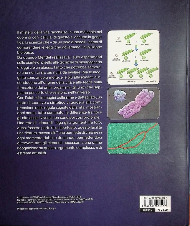 Atlante Illustrato di Genetica Libro Giunti Basi Della Vita 9788809051157