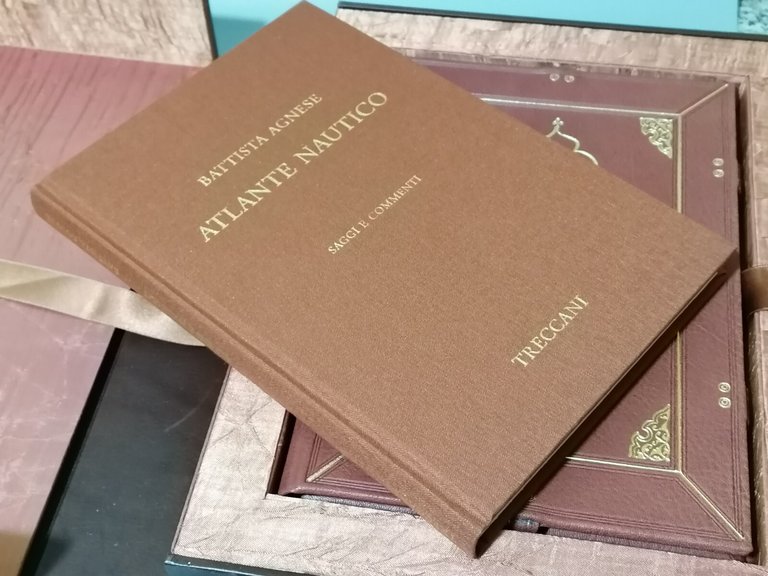 Atlante Nautico Treccani Battista Agnese Libro Pregio Facsimile Mappa Mundi …