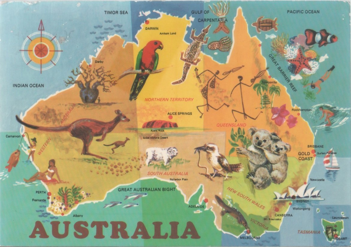 Australia. Viaggiata 1987 | Immagine principale