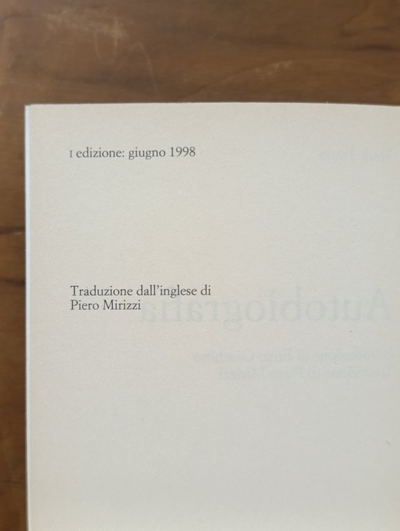 Autobiografia | Immagine Gallery 7