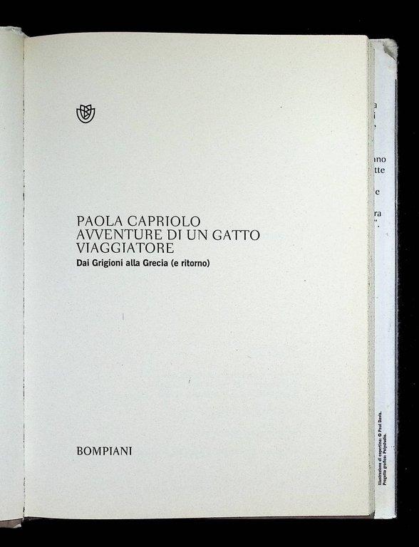 Avventure di un gatto viaggiatore. Dai Grigioni alla Grecia (e …