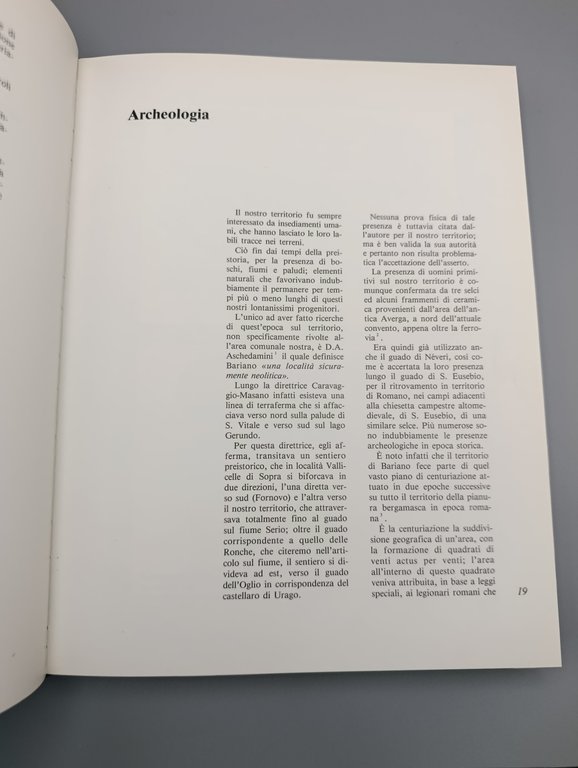 Bariano. Profilo Storico