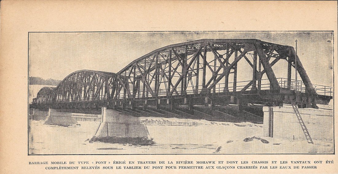 Barrage mobile du Type pont erige en travers de la … | Immagine principale