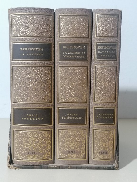 Beethoven Lettere Quaderni Conversazione Catalogo Tematico Cofanetto ILTE 3 Voll