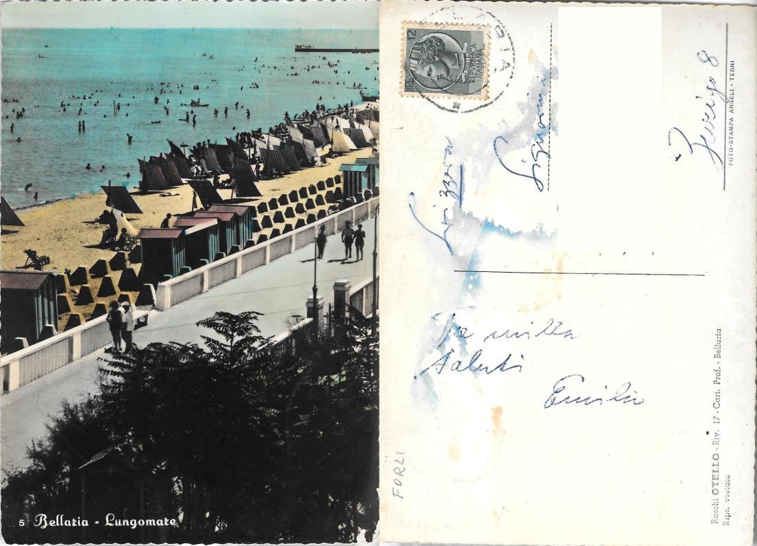 Bellaria. Lungomare. Viaggiata | Immagine principale