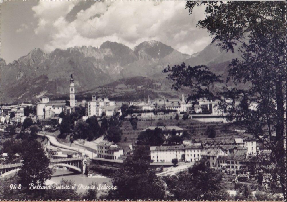 Belluno. verso il monte Schiara. Non viaggiata | Immagine principale