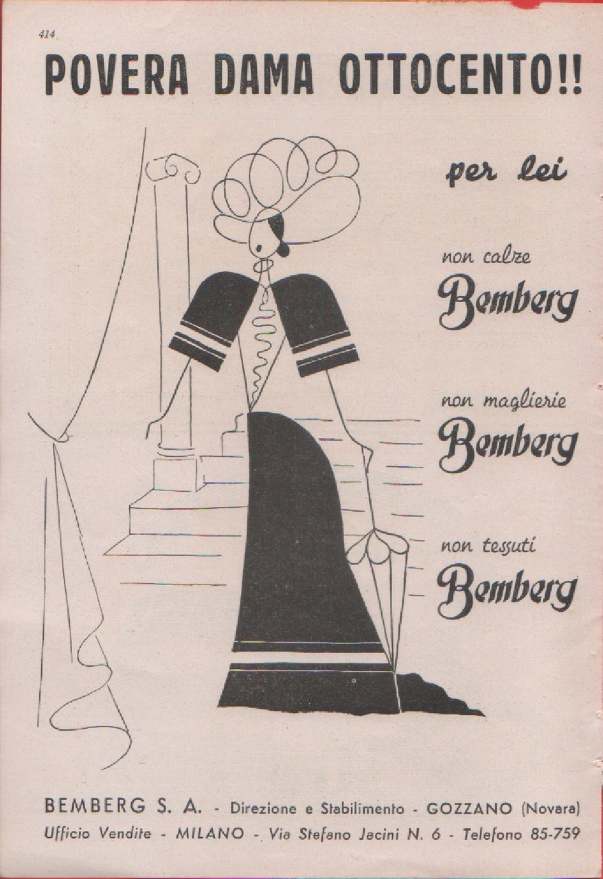 Bemberg. Advertising 1937 | Immagine principale