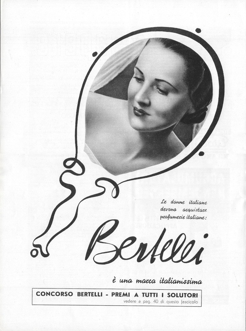 Bertelli profumeria - Advertising 1936 | Immagine principale