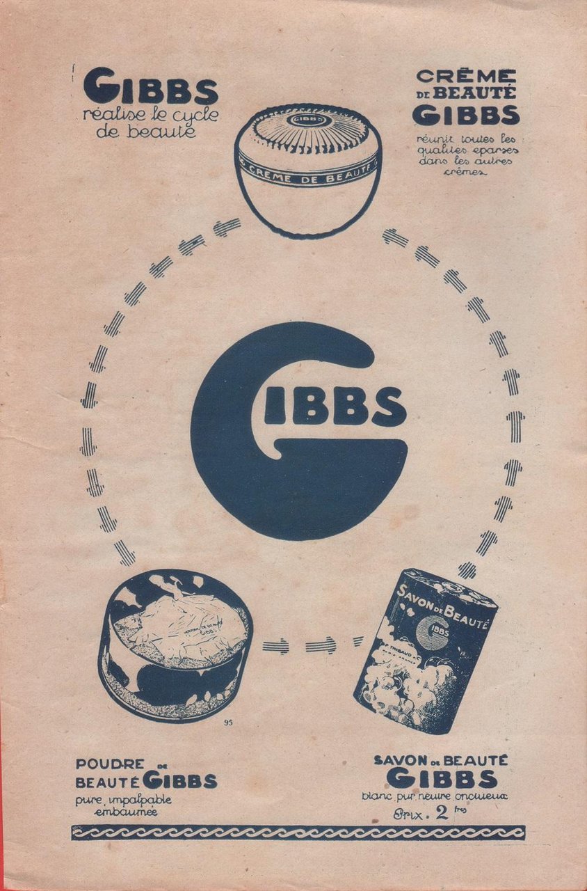Bibbs realise le cycle de beaute. Advertising 1926 | Immagine principale