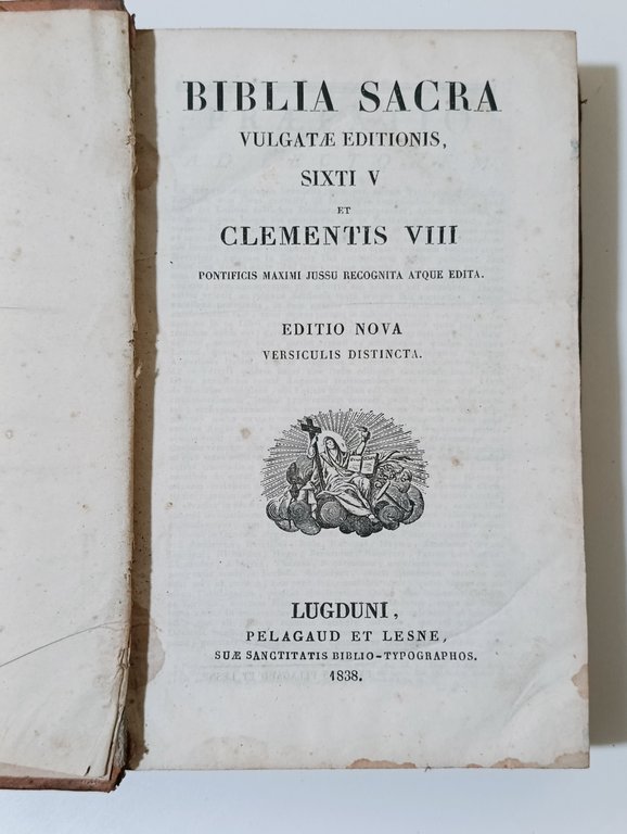 Biblia Sacra Vulgatae Editionis SIxti V et Clementis VIII. Editio … | Immagine Gallery 5