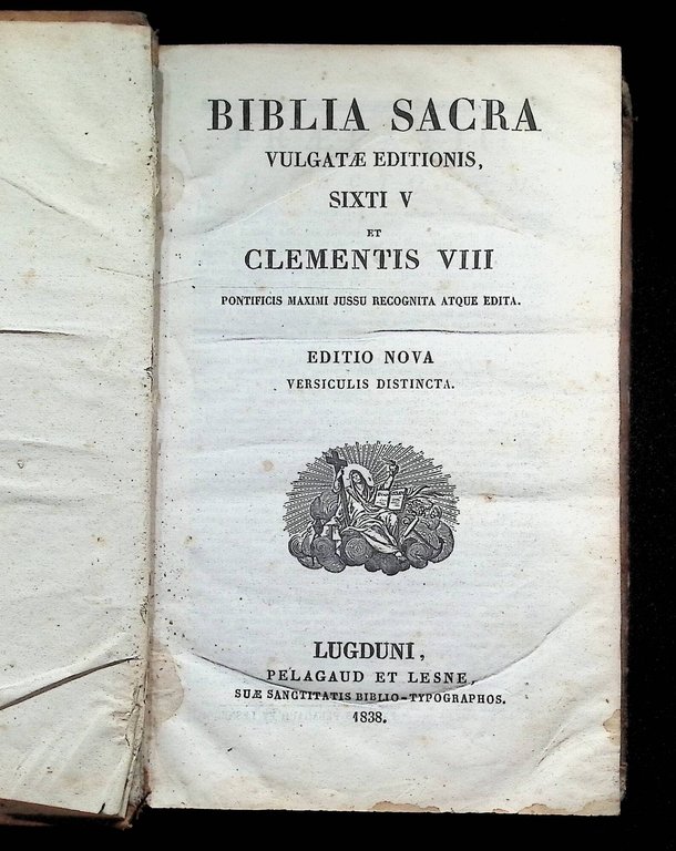 Biblia Sacra Vulgatae Editionis SIxti V et Clementis VIII. Editio … | Immagine Gallery 8