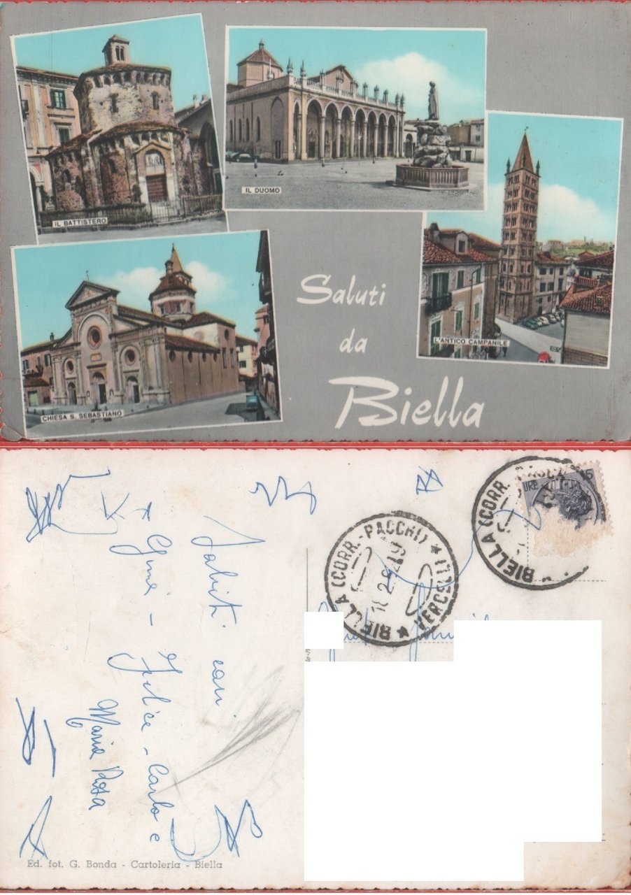 Biella. Saluti. Viaggiata | Immagine principale