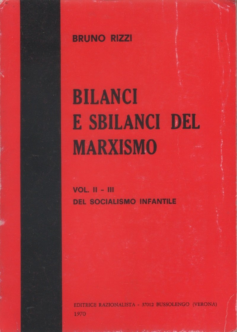 Bilanci e sbilanci del marxismo. Vol. II-III del Socialismo Infantile | Immagine principale