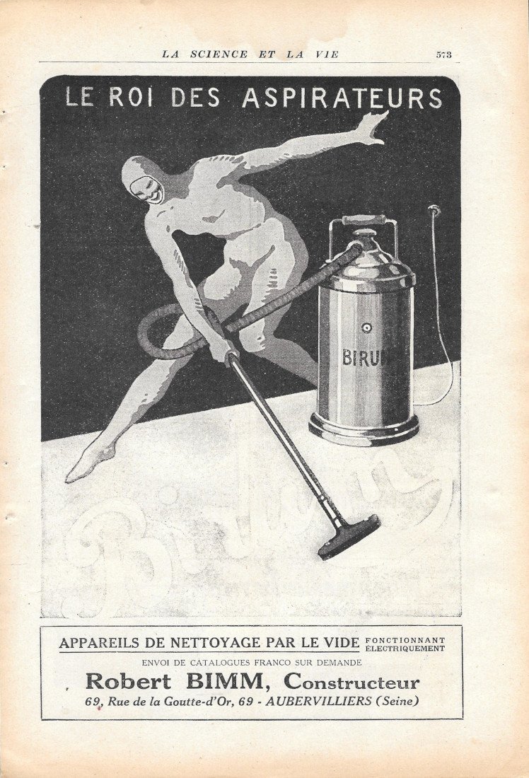 Birun le roi des aspirateurs. Robert Bimm Const.ur - Advertising … | Immagine principale
