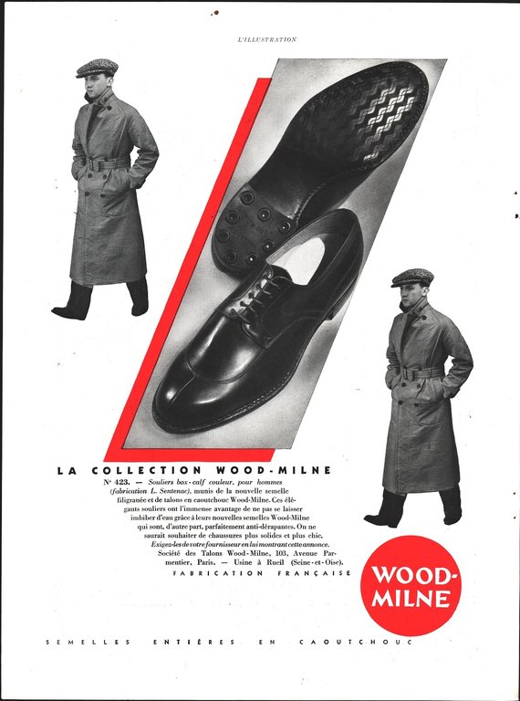 Bisquits Pernot / Chaussure Wood-Milne. Advertising 1932 | Immagine Gallery 2