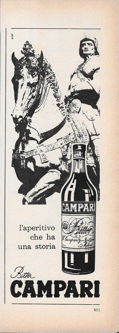 Bitter Campari. L'aperitivo che ha una storia. Advertising 1964 | Immagine principale
