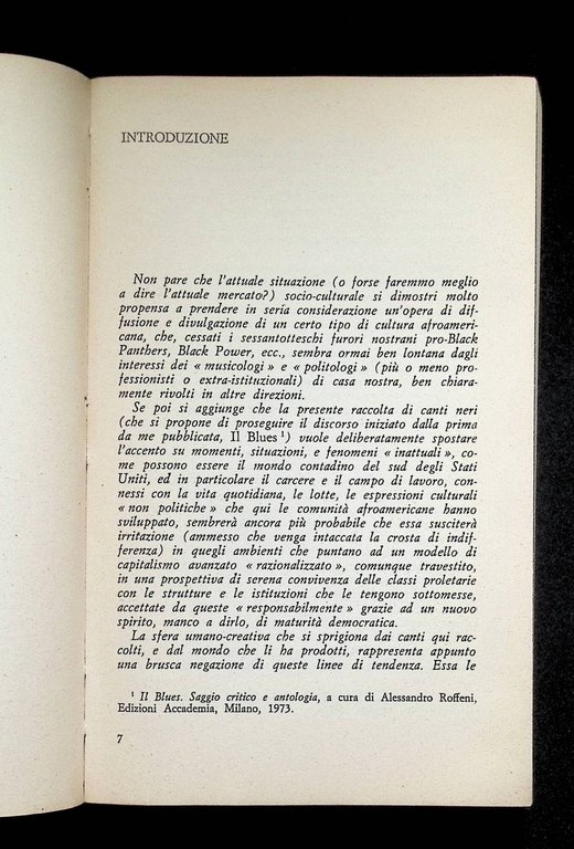 Blues, Ballate e Canti di Lavoro Afroamericani