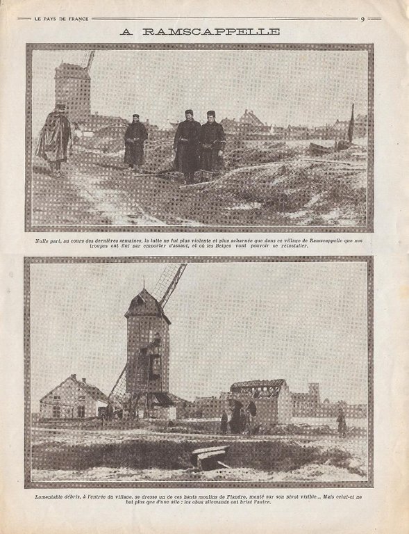 Boches et Cosaques / A Ramscappelle. Stampa 1914 | Immagine Gallery 2
