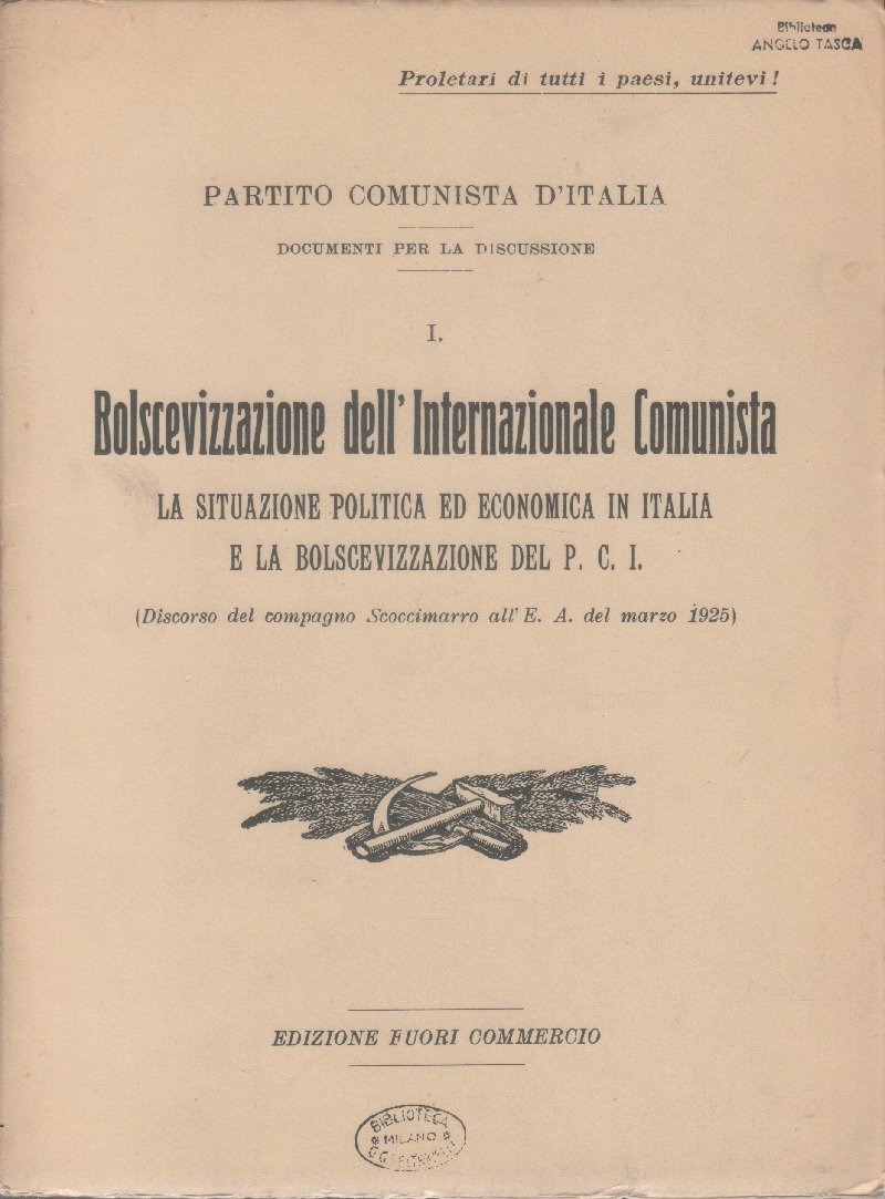 Bolscevizzazione dell'internazionale comunista | Immagine principale