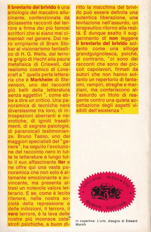 Breviario del Brivido. I diciassette più famosi racconti del terrore