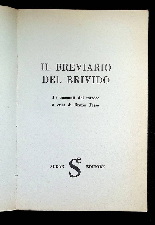 Breviario del Brivido. I diciassette più famosi racconti del terrore