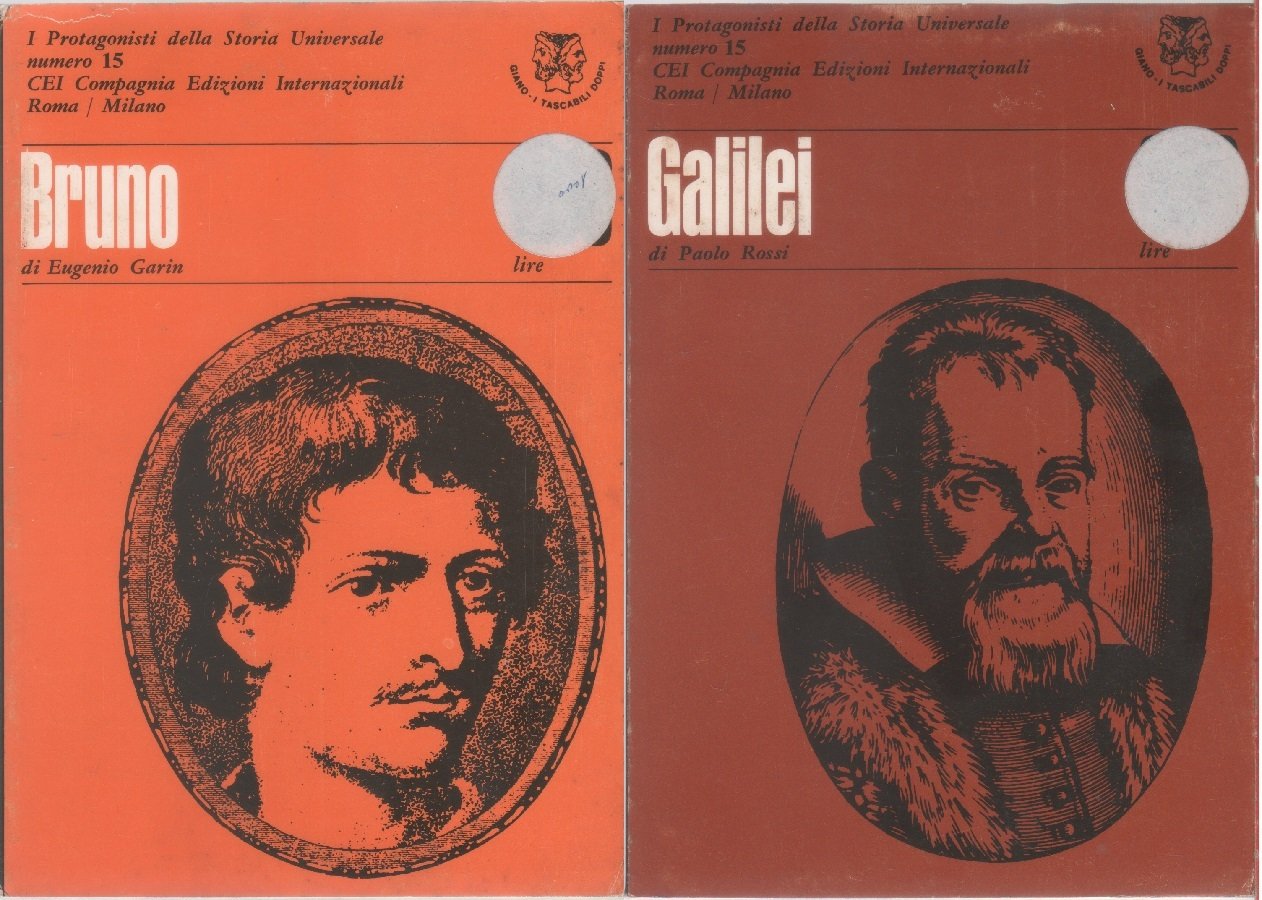 Bruno – P. Rossi / Galilei - E. Garin | Immagine principale
