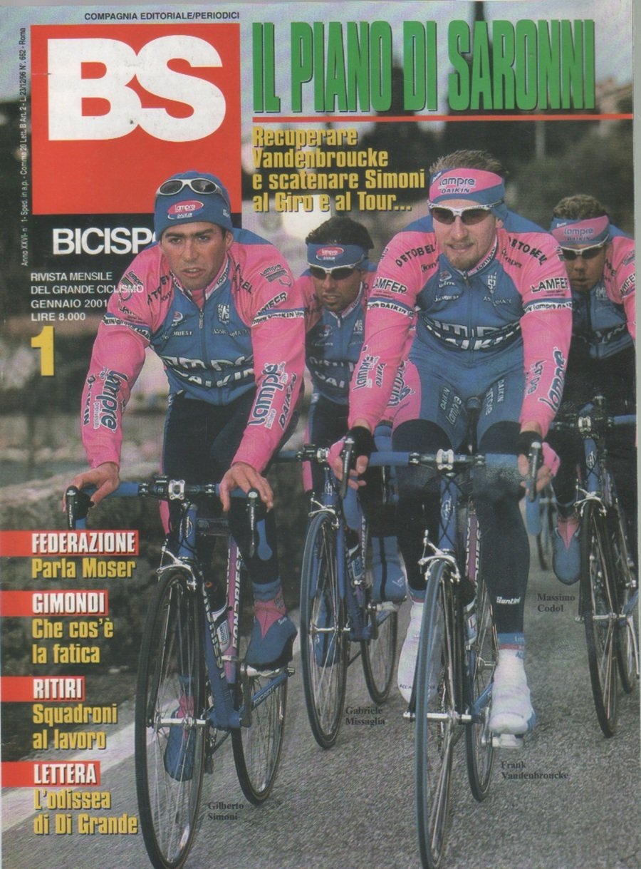 BS Bicisport. n. 1, gennaio 2001 | Immagine principale