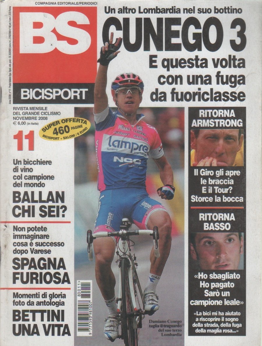 BS Bicisport. n. 11, novembre 2008 | Immagine principale