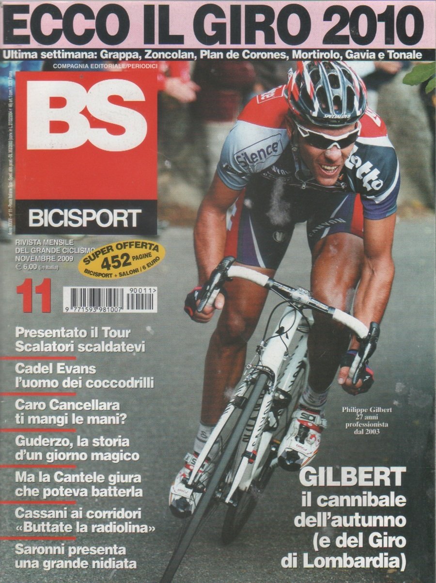 BS Bicisport. n. 11, novembre 2009 | Immagine principale